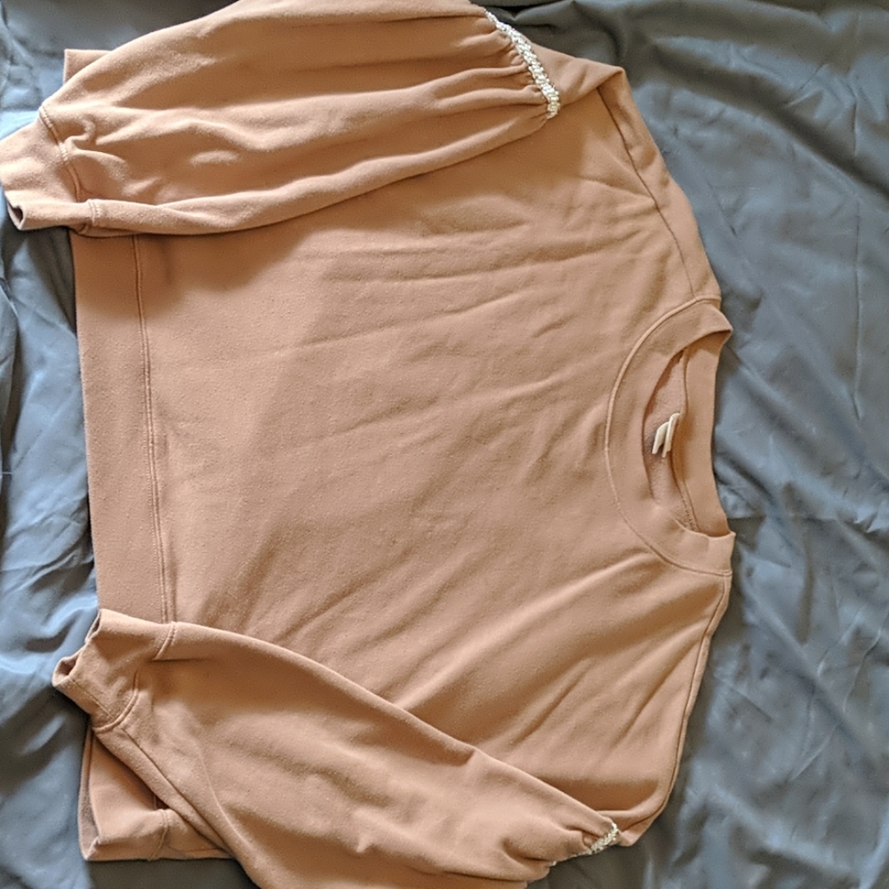 Mossimo Plus Size Crop Long Sleeve Knit